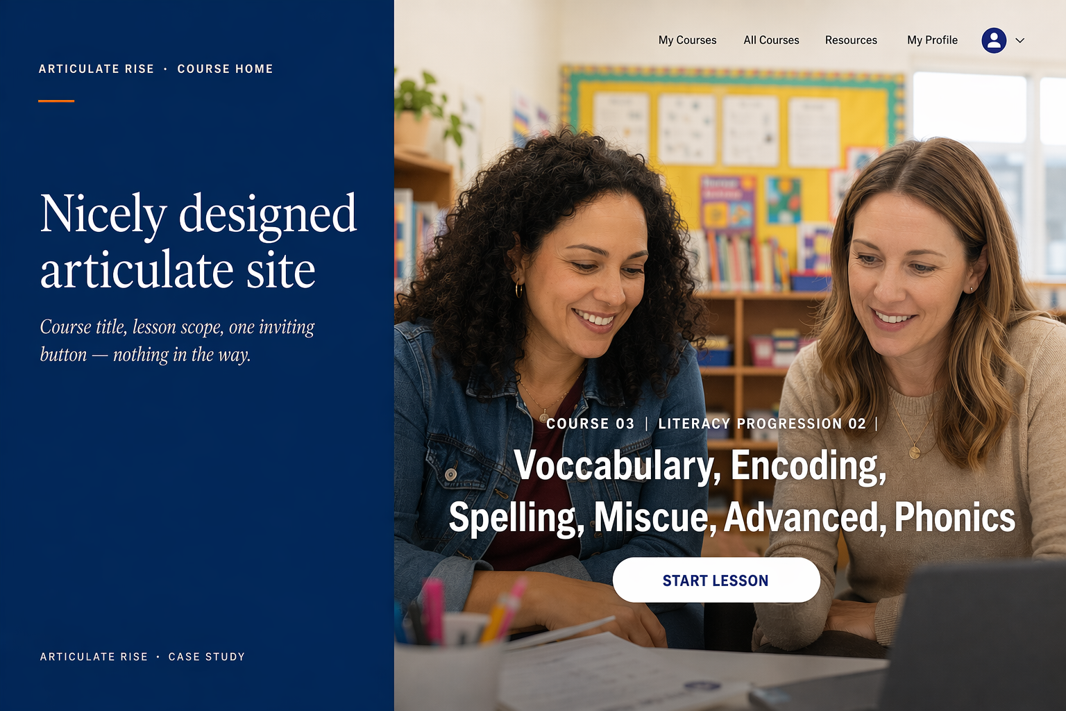Articulate Rise — A Polished, Interactive Course Site